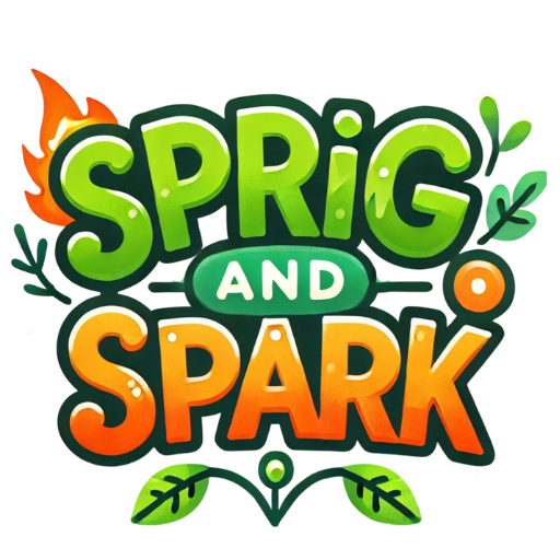 sprig and spark simple logo